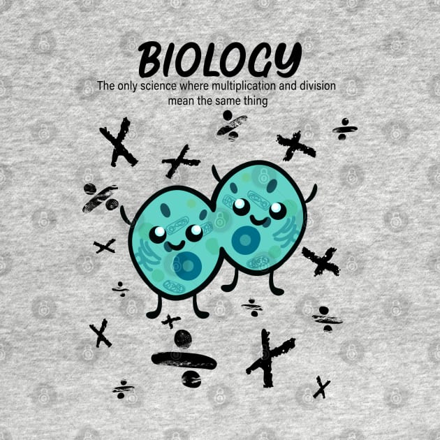 Biology's kawaii Mitosis by Blacklinesw9